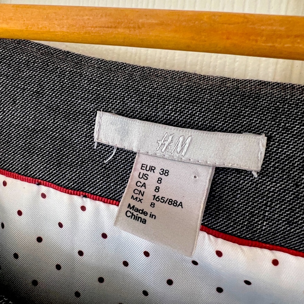Beautiful work H&M Dress!!! Gray and it can match with anything